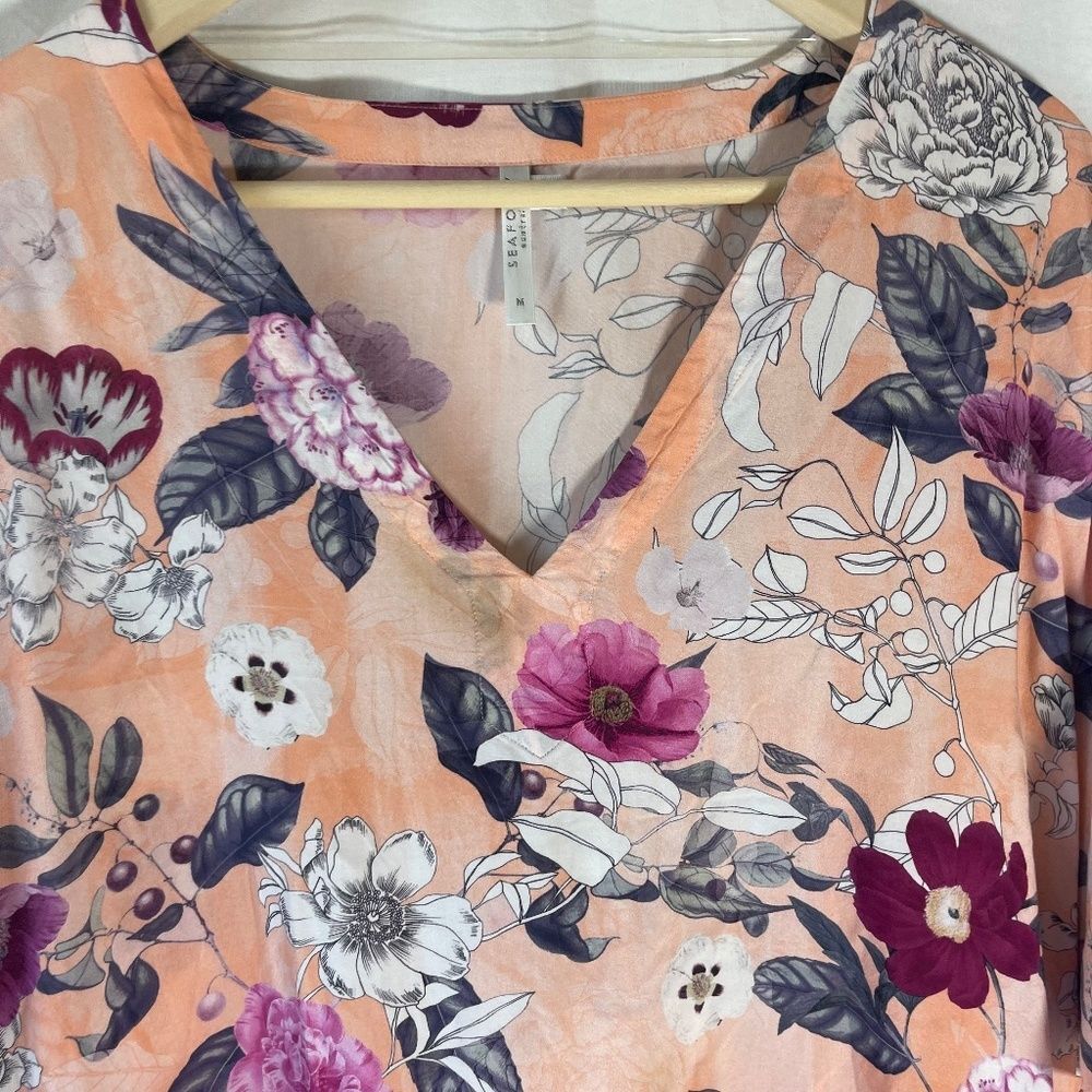 Seafolly Australia Modern Love Coverup Sz‎ M - Picture 3 of 7